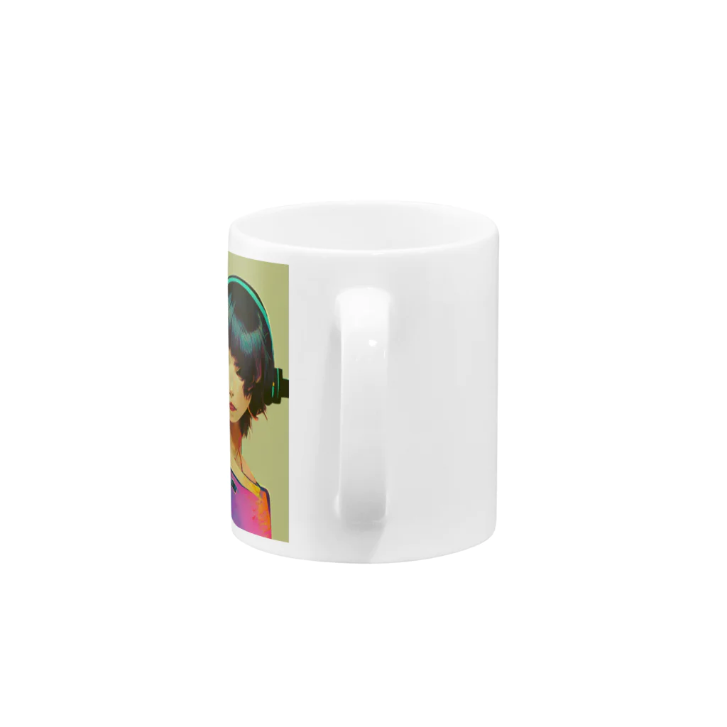 d-310NFTsの【dGirlsNFTs】＃342  Rino Mug :handle