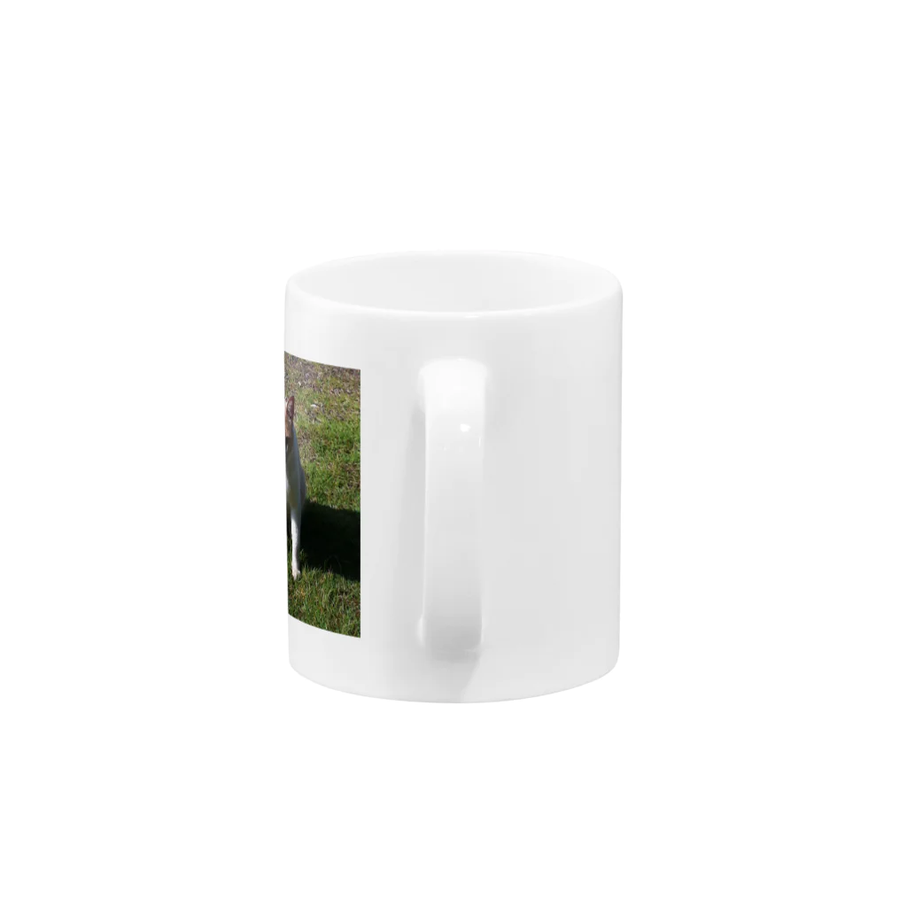 プー吉の猫のプー吉 Mug :handle