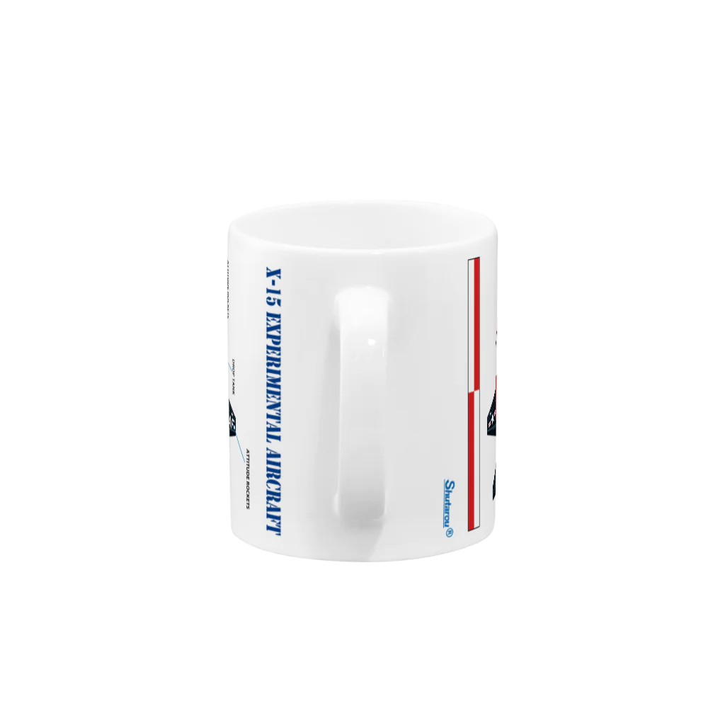 ShutarouのX-15 EPERIMENTAL AIRCRAFT Mug :handle