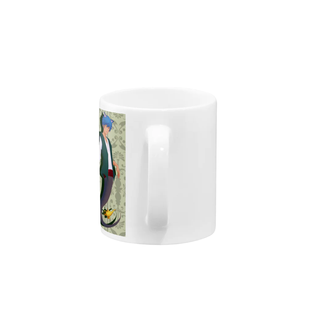 子虎の宝物庫の子虎マグカップA Mug :handle