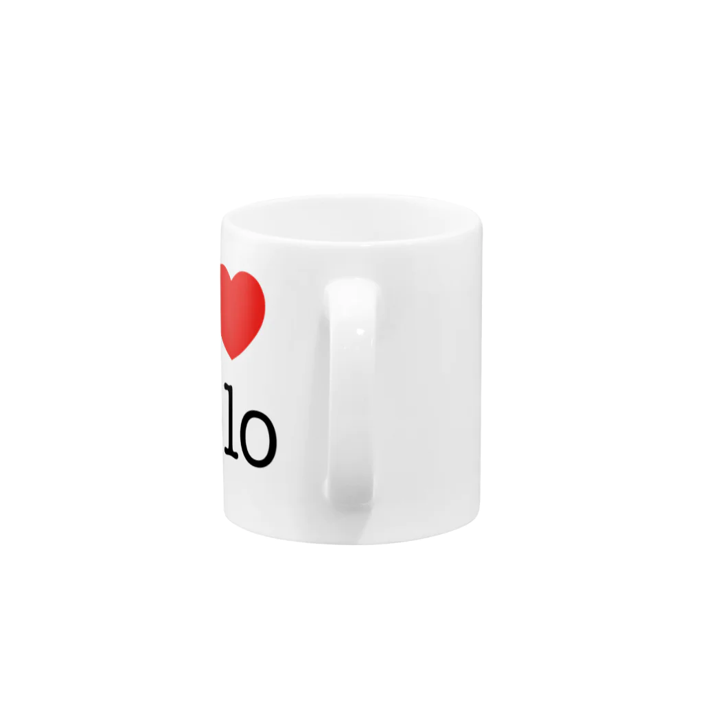 0.00%VEGAN SHOPのI LOVE HOLO（非公式） Mug :handle