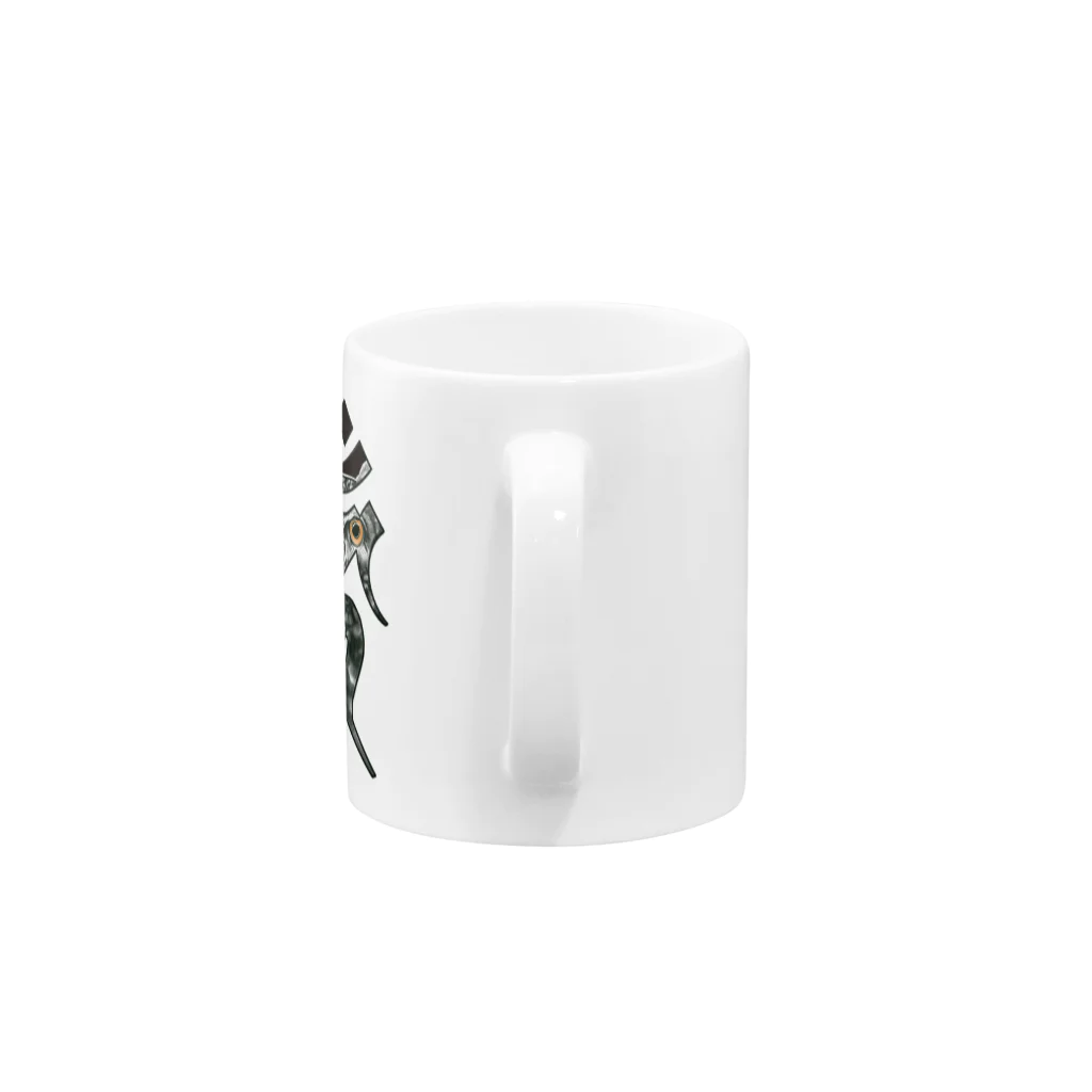 U31Designの干支入り梵字・酉年 Mug :handle