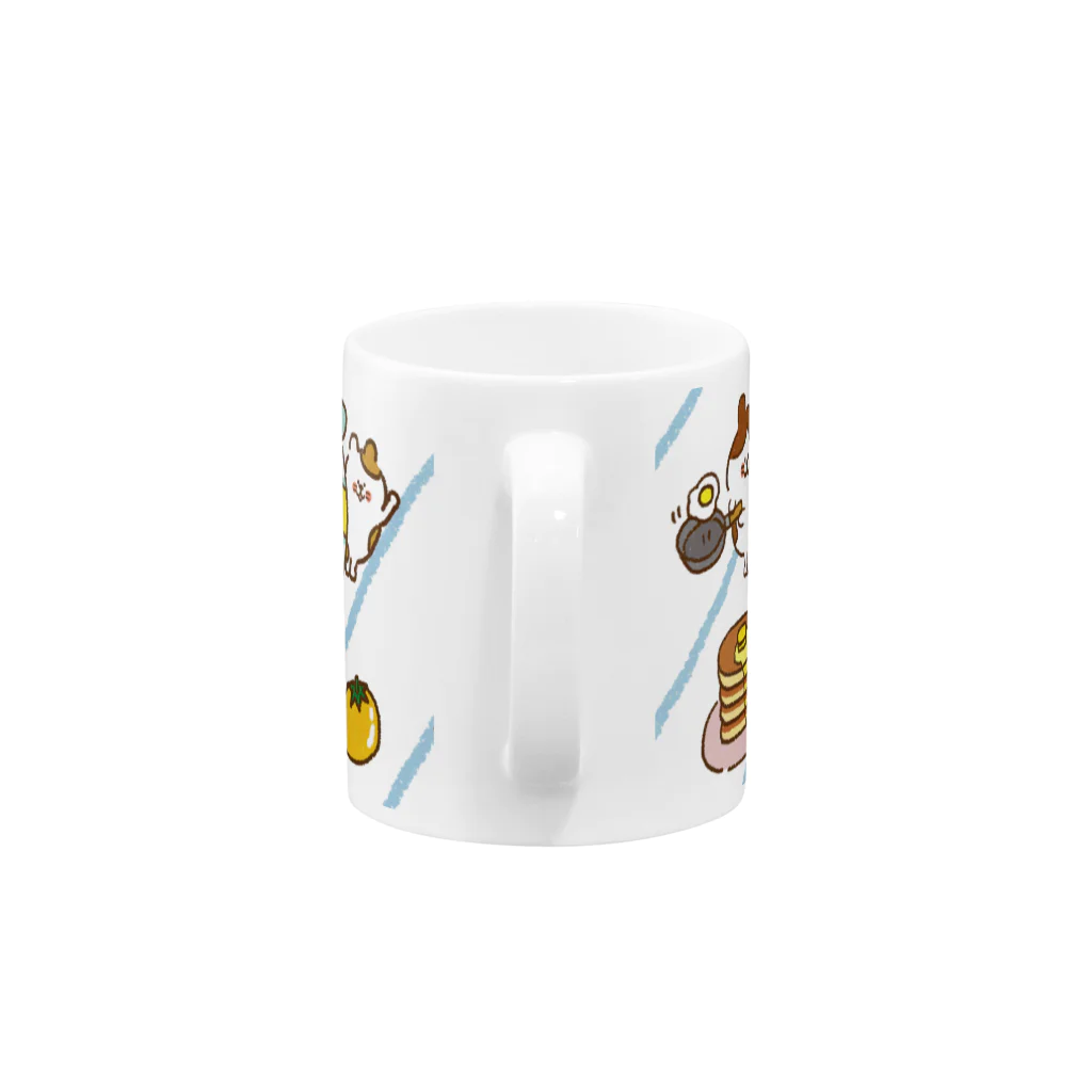 kijishiroのポップなごはんコップ Mug :handle