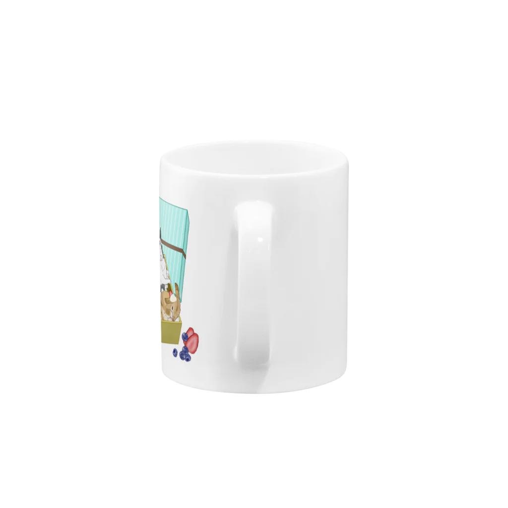 むぎのウサ菓子ボックスvol2 Mug :handle