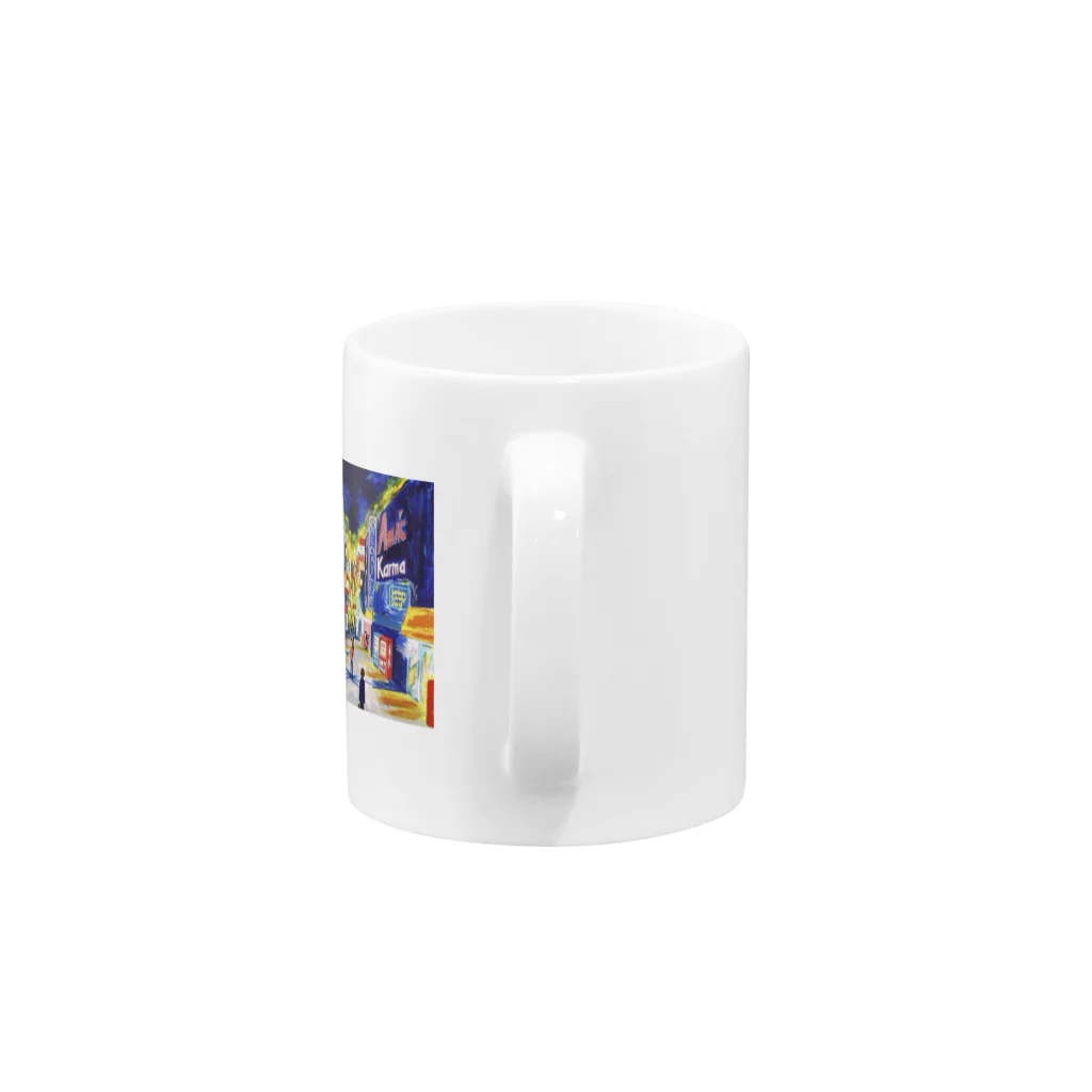 いづものみせの夜の街 Mug :handle