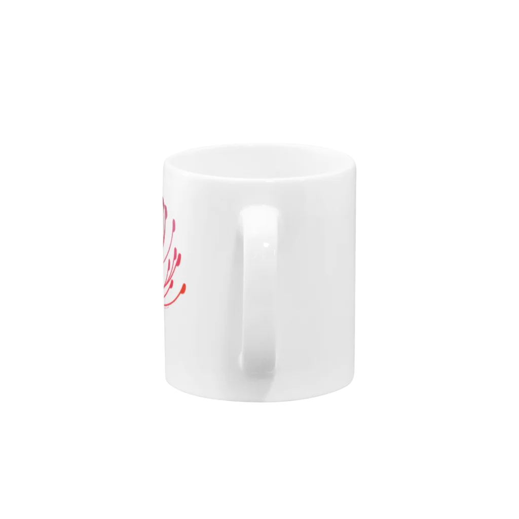 綾錦工房 りこりすの曼珠沙華 【黄昏】 Mug :handle