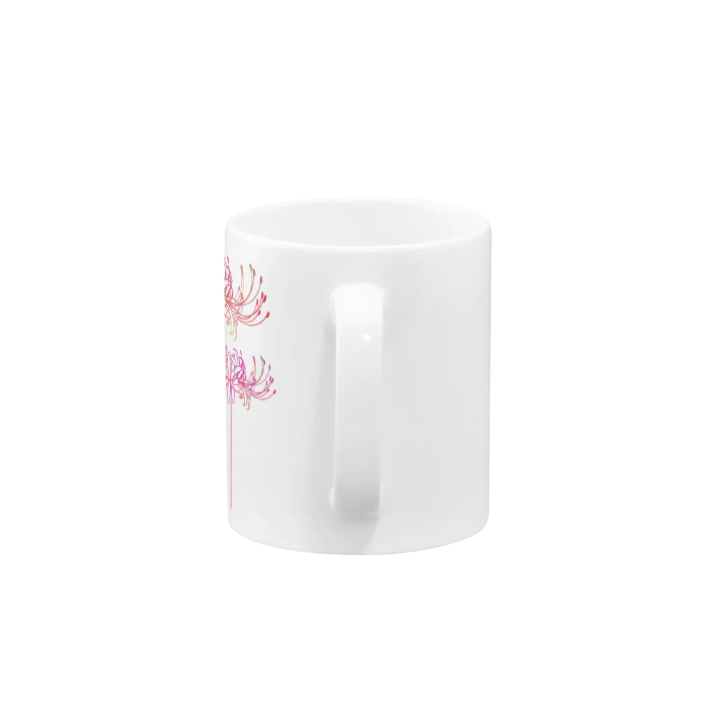 綾錦工房 りこりすの曼珠沙華 【黄昏】 Mug :handle