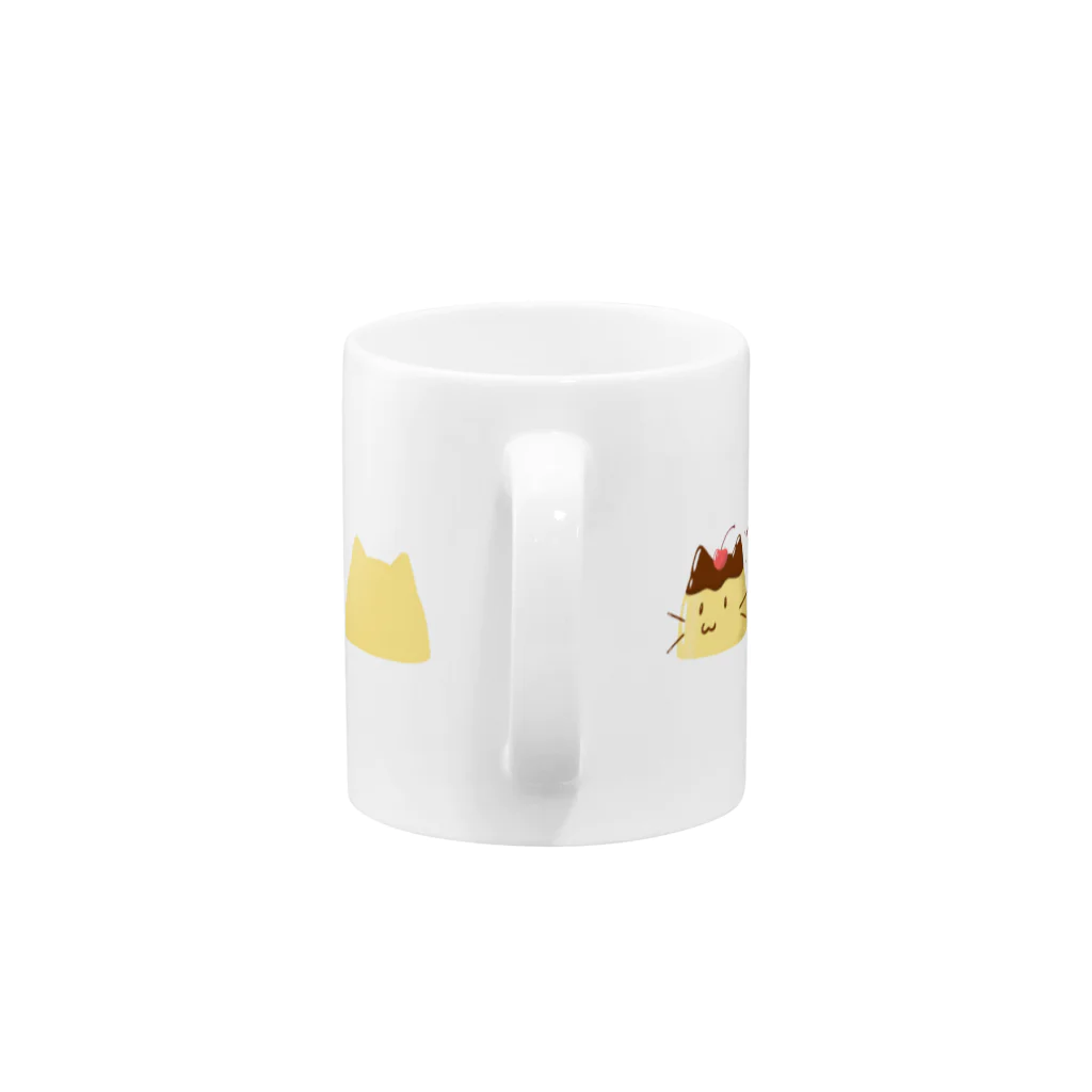 まりにゃんずのぷりにゃんの進化 Mug :handle