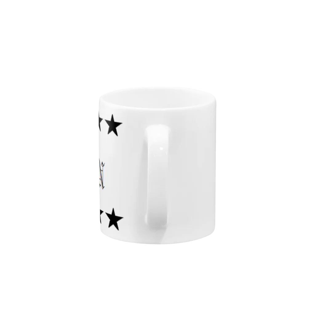 ゆーちゃんの愛のかたちのイニシャルSN Mug :handle