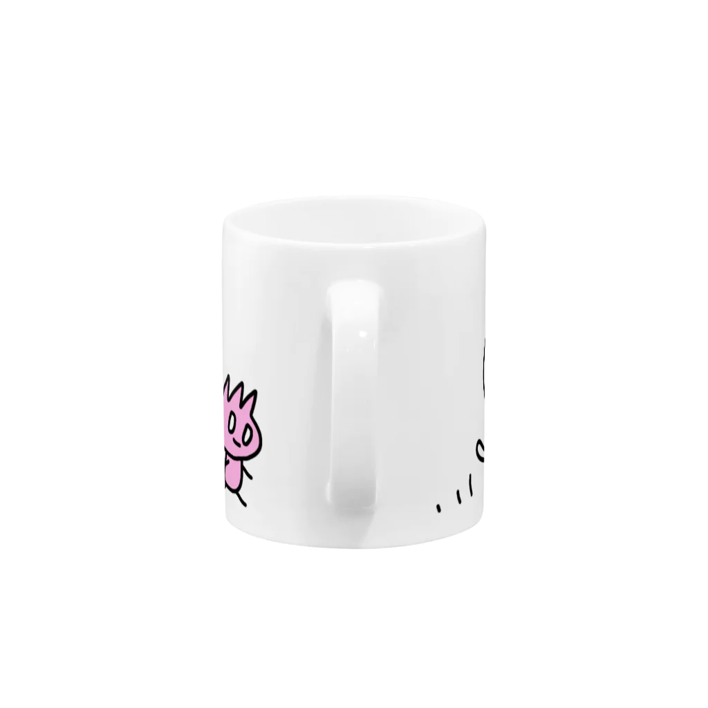 ねむねこのお散歩ねむねこ＆ピコまる Mug :handle