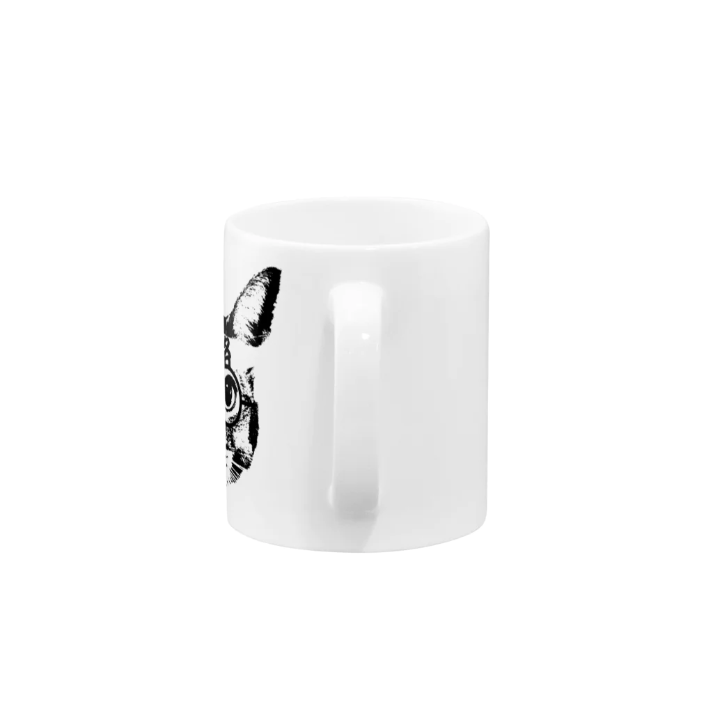 Nobigaoの合格猫 Mug :handle