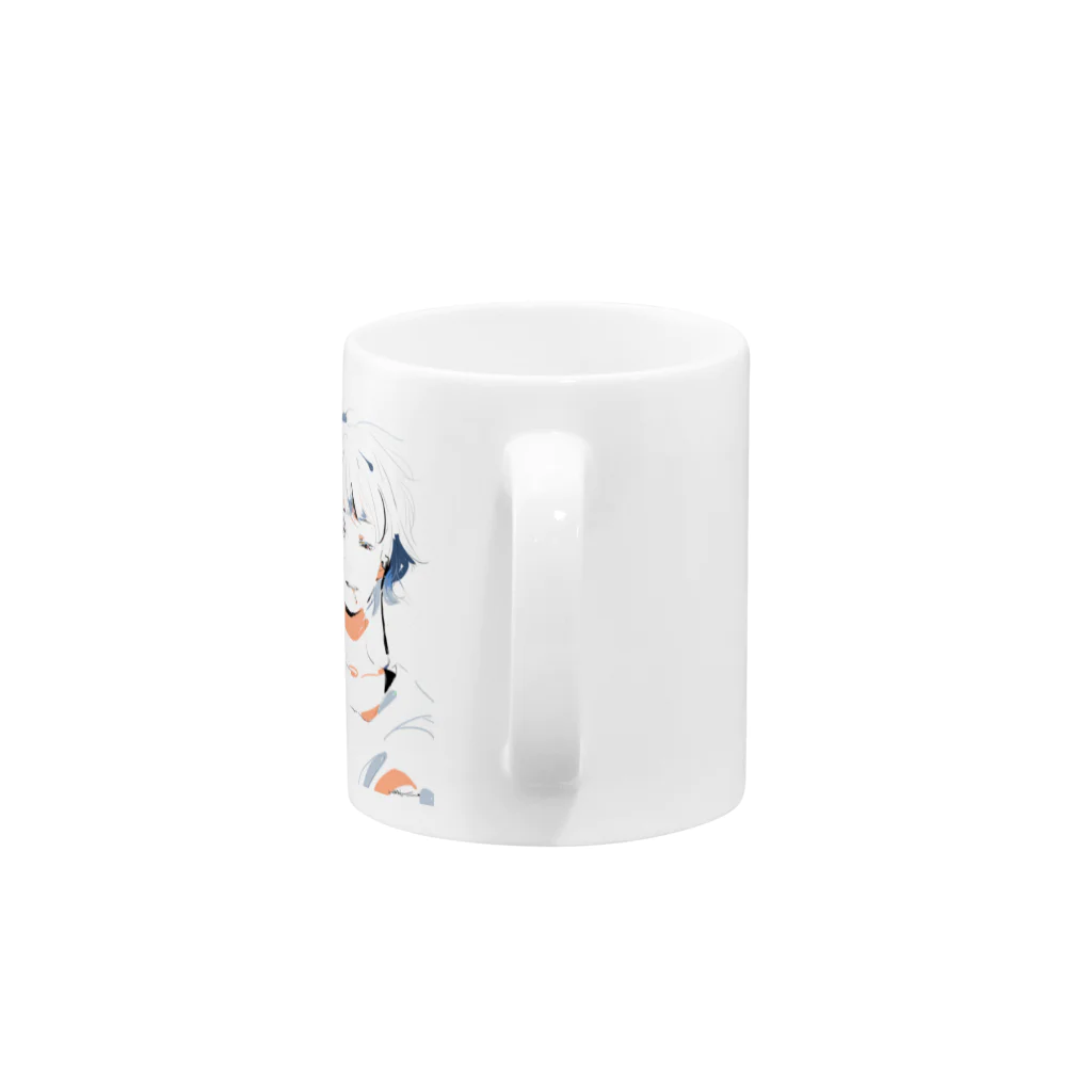 ゆののタバコ女の子 Mug :handle