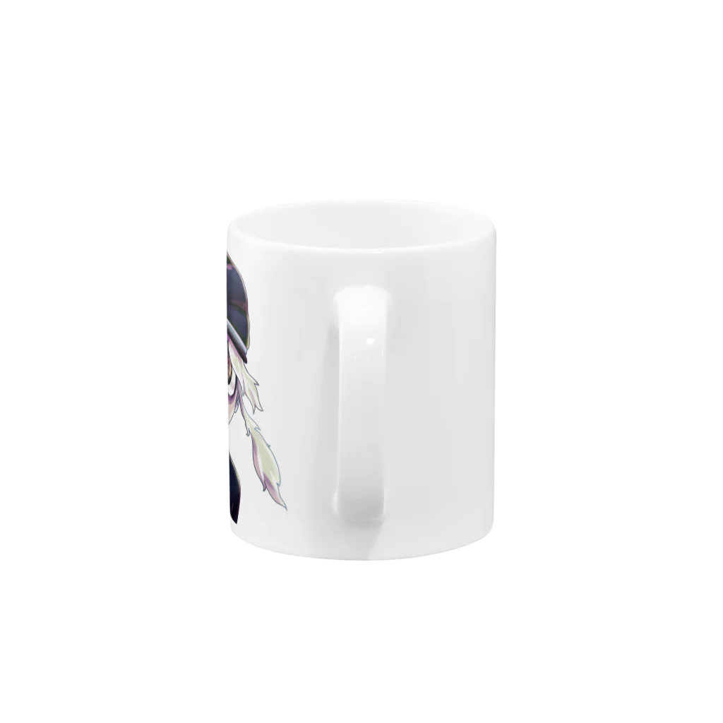 Café Roseraieの【VKOG398】「Stare into Stars」背景なし Mug :handle