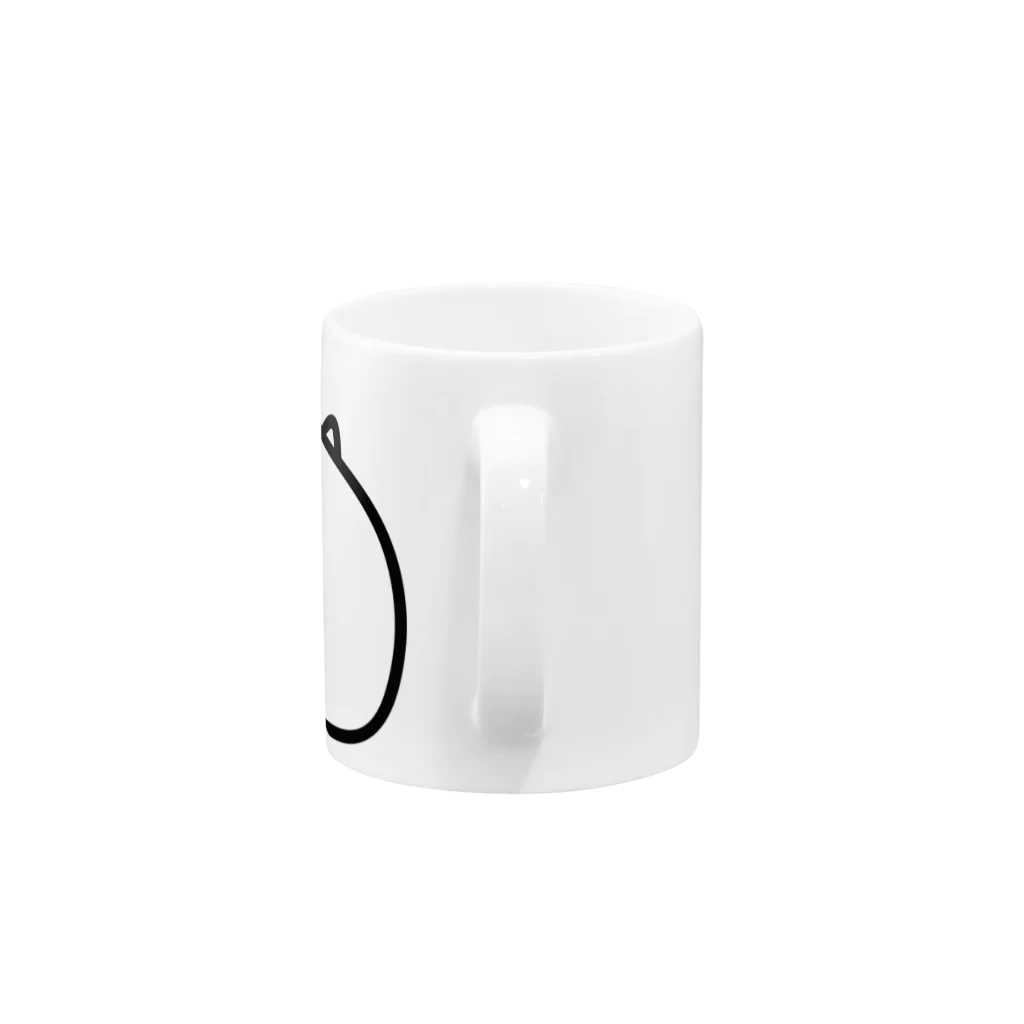 OMUSUBI STOREのOMUSUBINEKO マグカップ Mug :handle