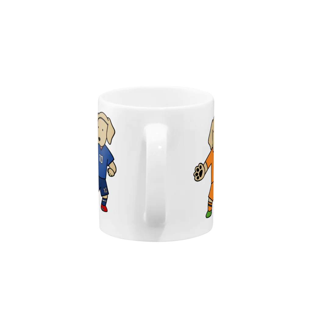 efrinmanのサッカー Mug :handle