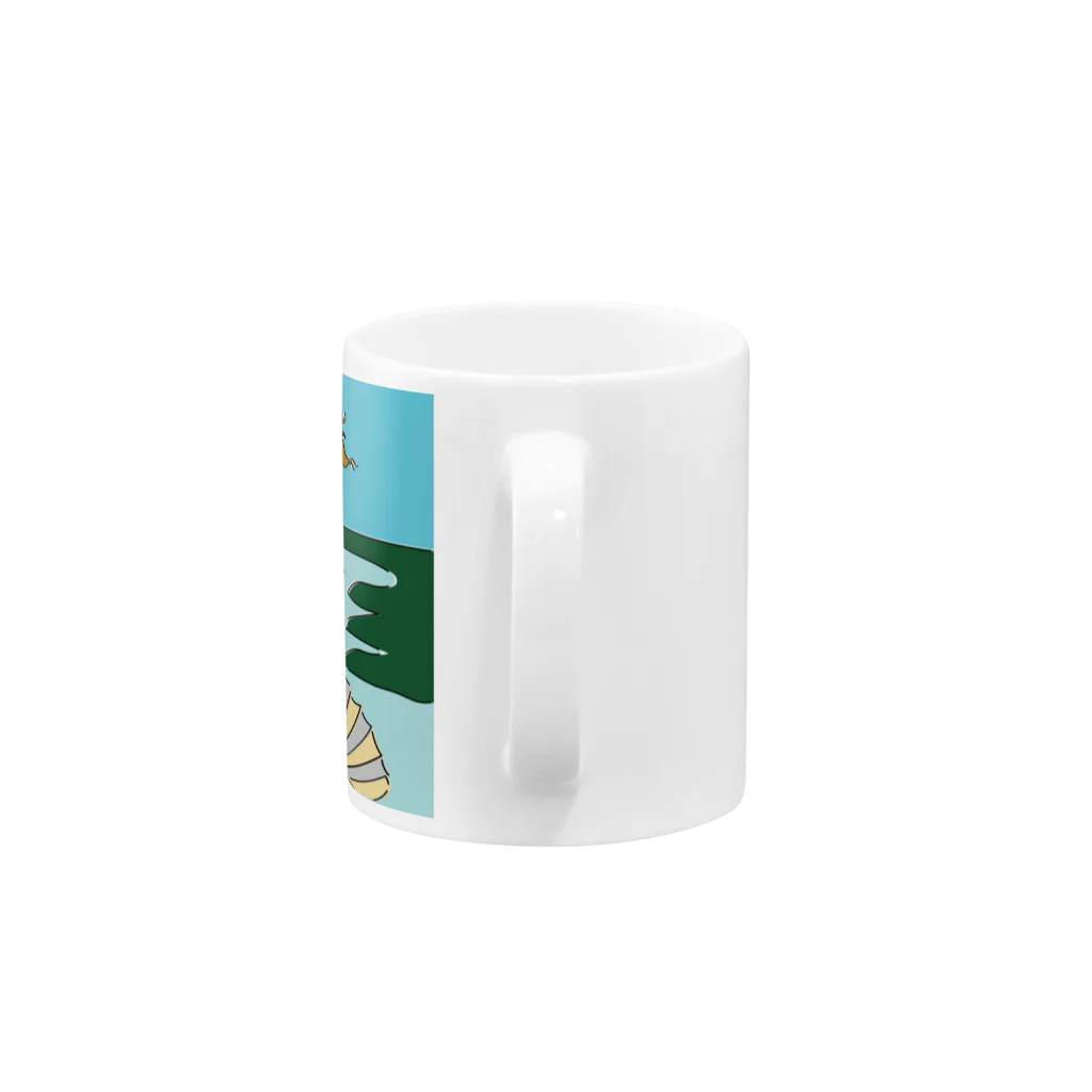 hikari_yamaguchiのBirth of Venus Mug :handle