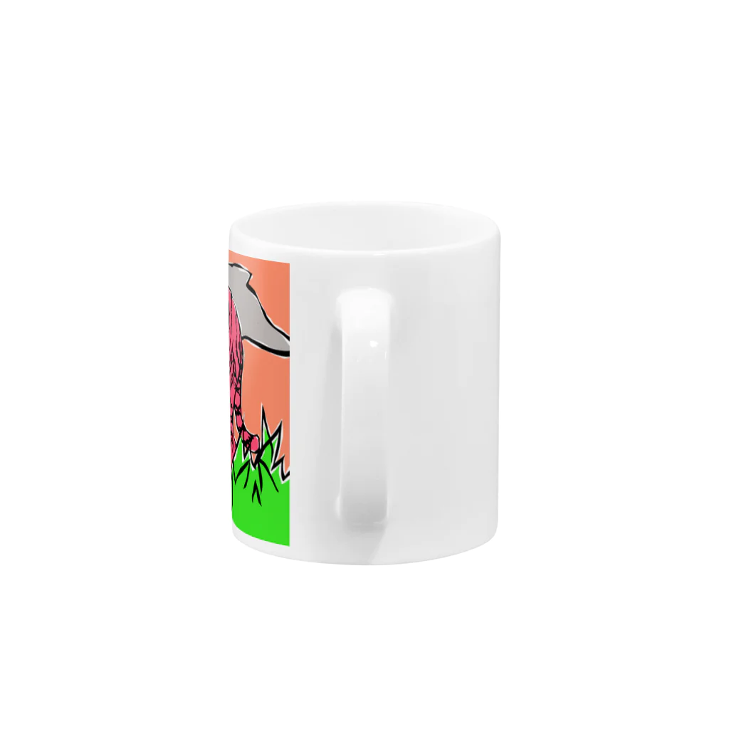 yamamotoeriのヤマモトエリ　少女(虎) Mug :handle