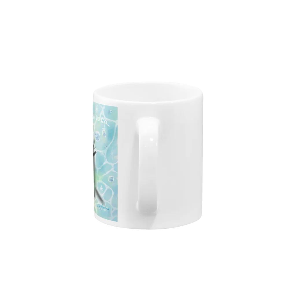 もふいぬの2018夏のヒゲニャフ◆ Mug :handle