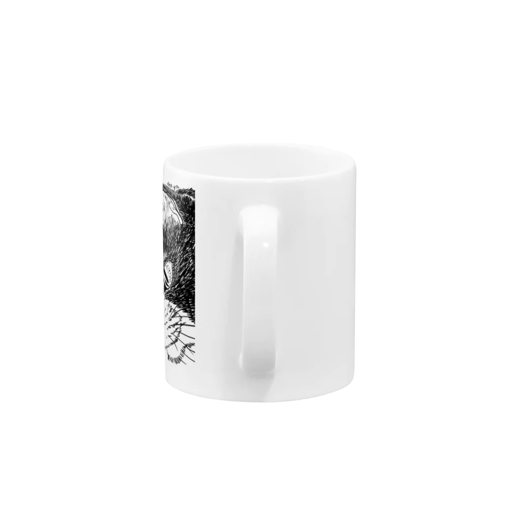 でんや　SUZURI店のprofile Mug :handle