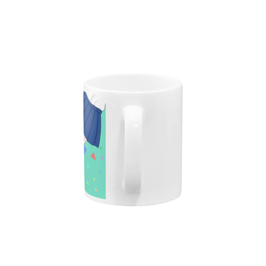 Pioのスカート（エメラルド） Mug :handle