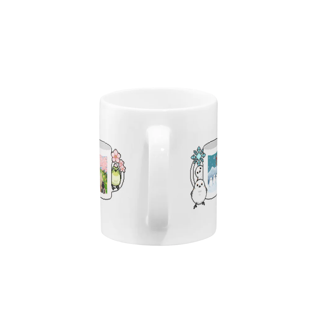 Happy Fluffy* ： 桜香*の四季マグ：マグカップ Mug :handle