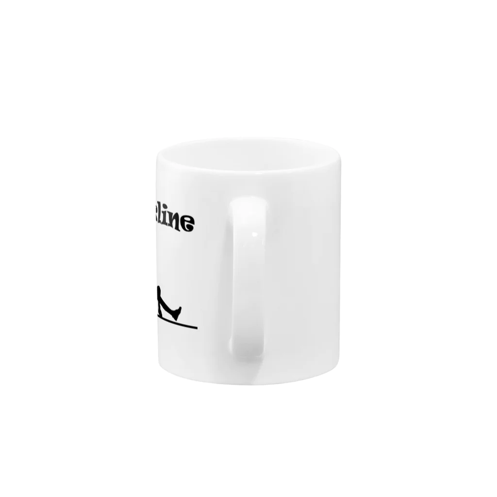 SLACKLINE HUB(スラックライン ハブ)のスラックライン(ガンビット) Mug :handle