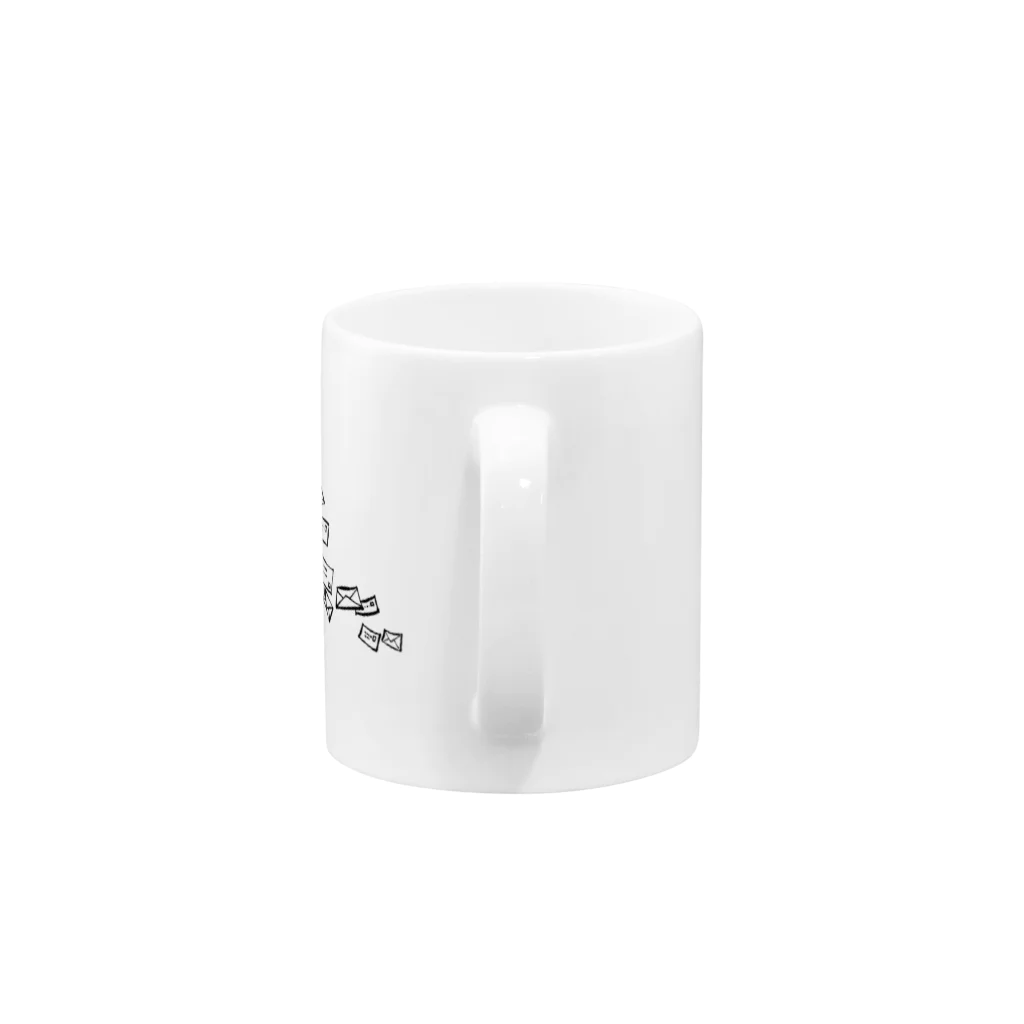 ポス山ポス夫のホルンを吹くポス夫 Mug :handle