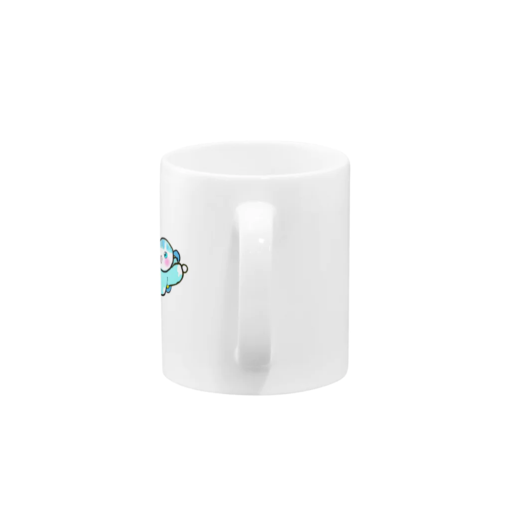 キッズクリエイティブスクールのフワワちゃん Mug :handle