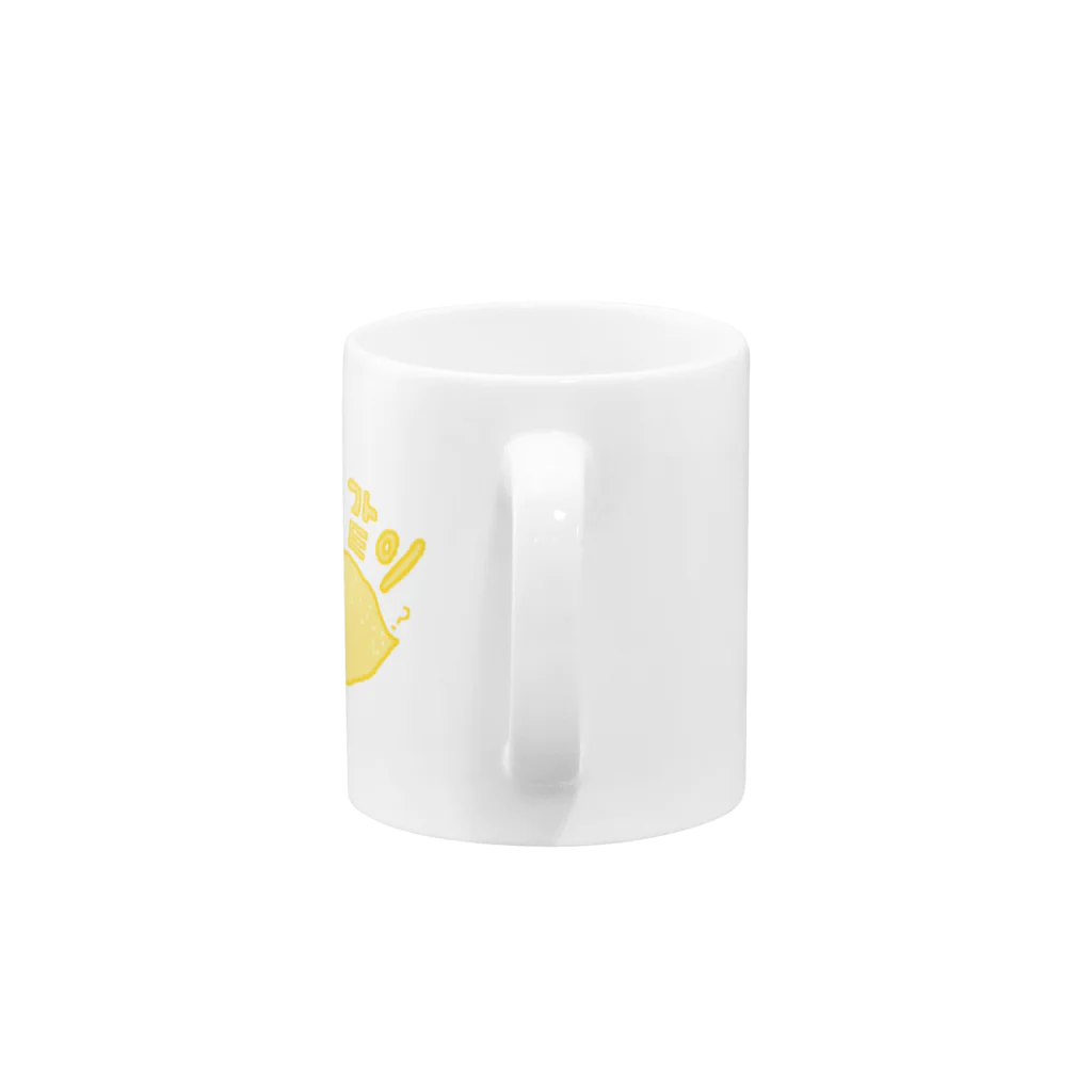 citronlimonの韓国レモンちゃん Mug :handle