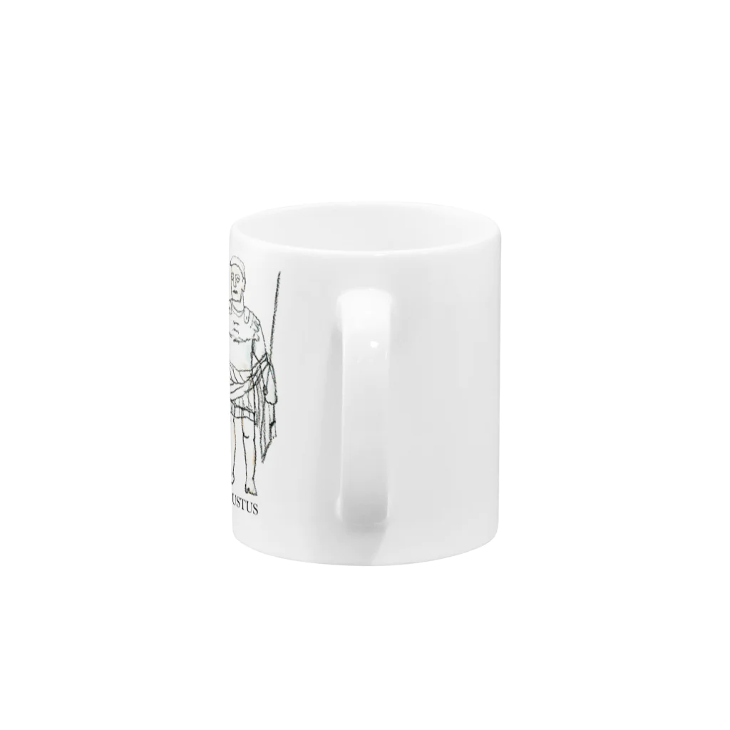 Sonoko スズリのショップのアウグストゥス Mug :handle