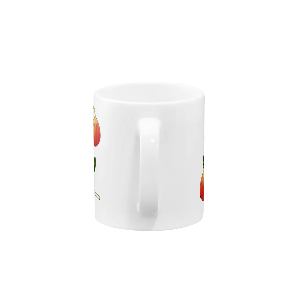 □二◯八(カクニマルハチ)のイチジク柄A Mug :handle