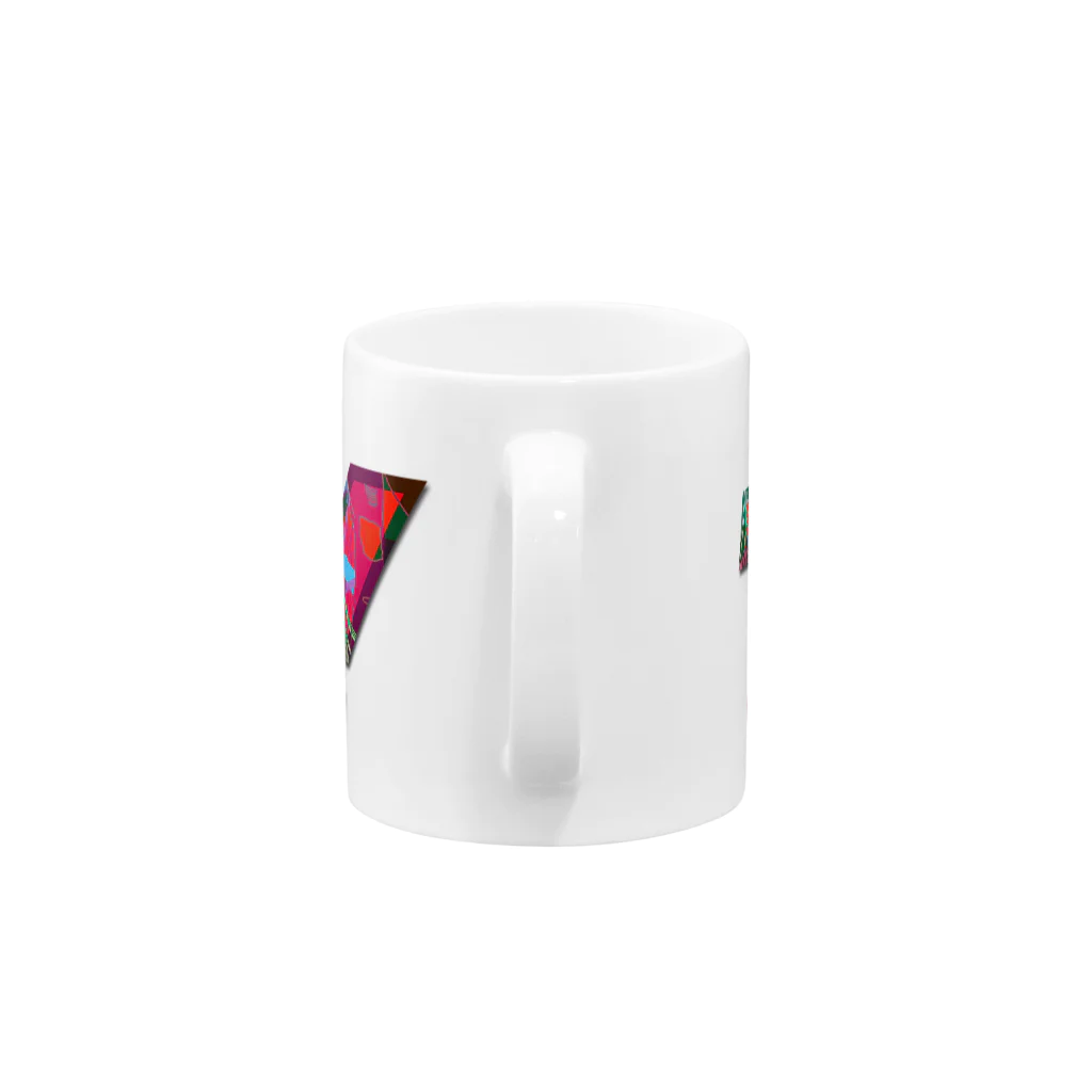 VRIGVTVSHI のアリガタシ™ Abstract Accessory Mug :handle