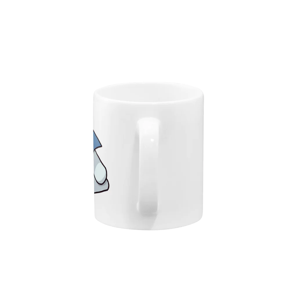 とうてんこの寝起きサメ Mug :handle