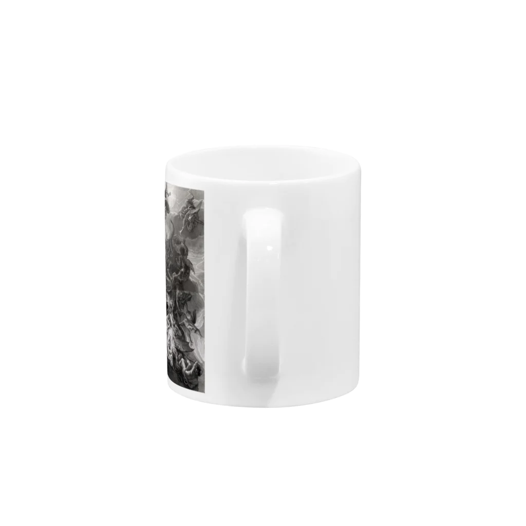 博物雑貨 金烏の堕ちる反乱の天使たち - Getty Search Gateway Mug :handle