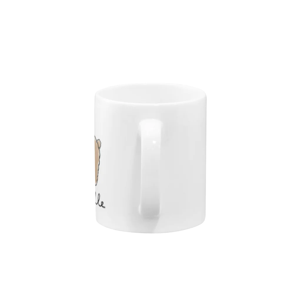 kiki25のトイプードルと一緒(カラー) Mug :handle