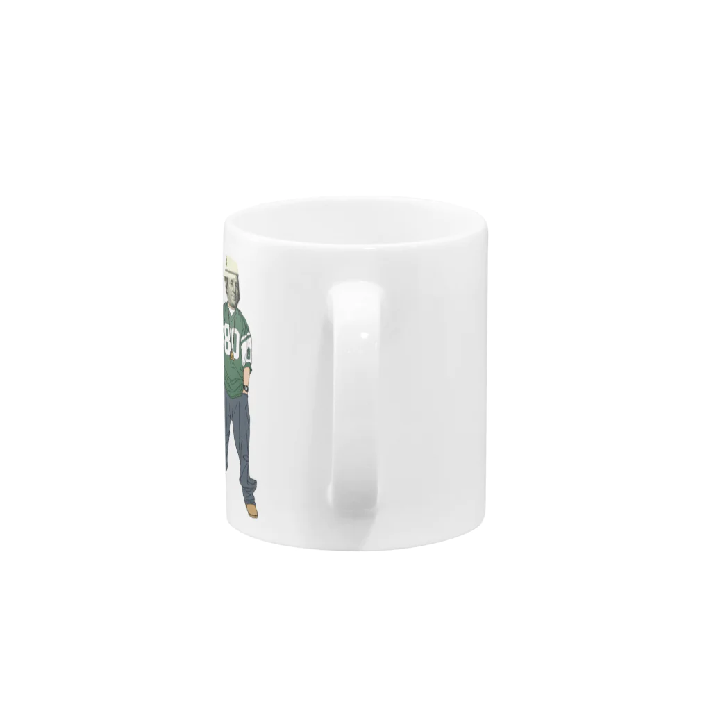 Fickleのヒップホップフランクリン Mug :handle