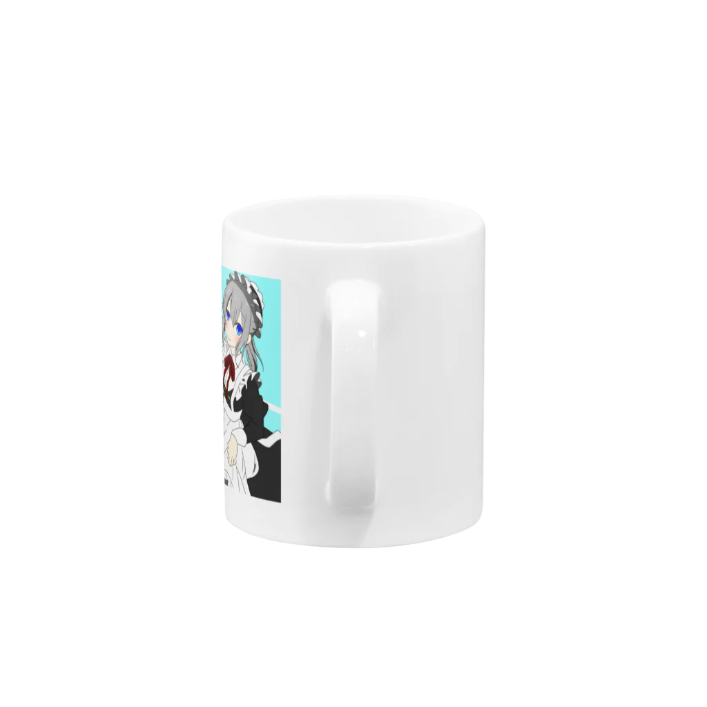 NO POWERのx Mug :handle