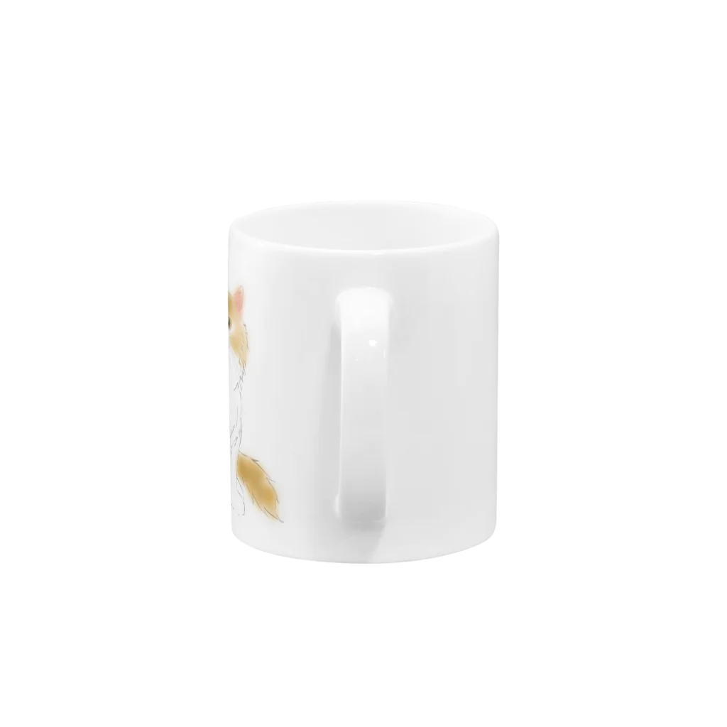 Umeno's Shopのちっちイヌ Mug :handle