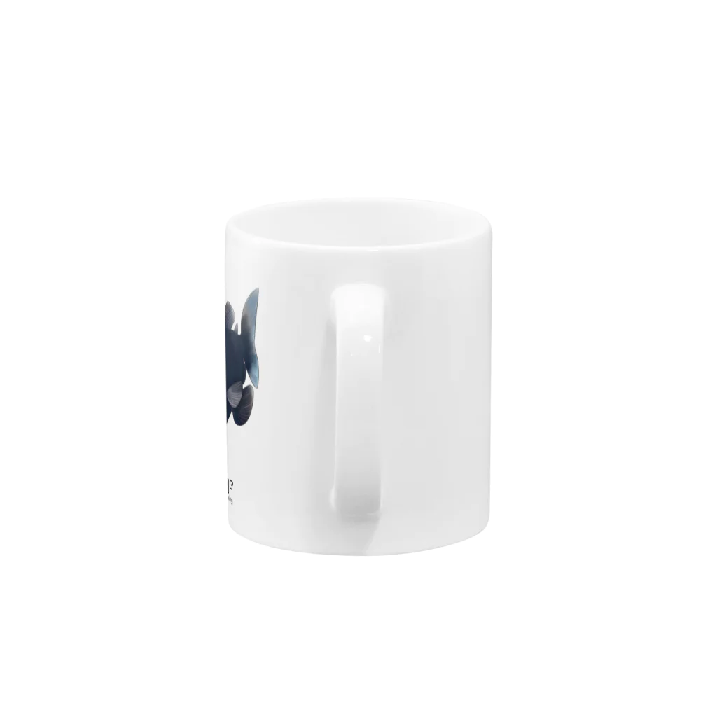 ビビッとランキング【公式】のデメニギス マグカップ Mug :handle