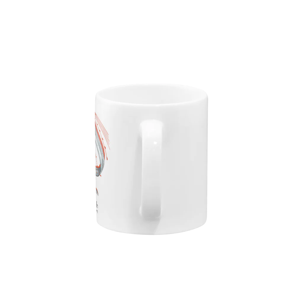 ビビッとランキング【公式】のリュウグウノツカイ マグカップ Mug :handle