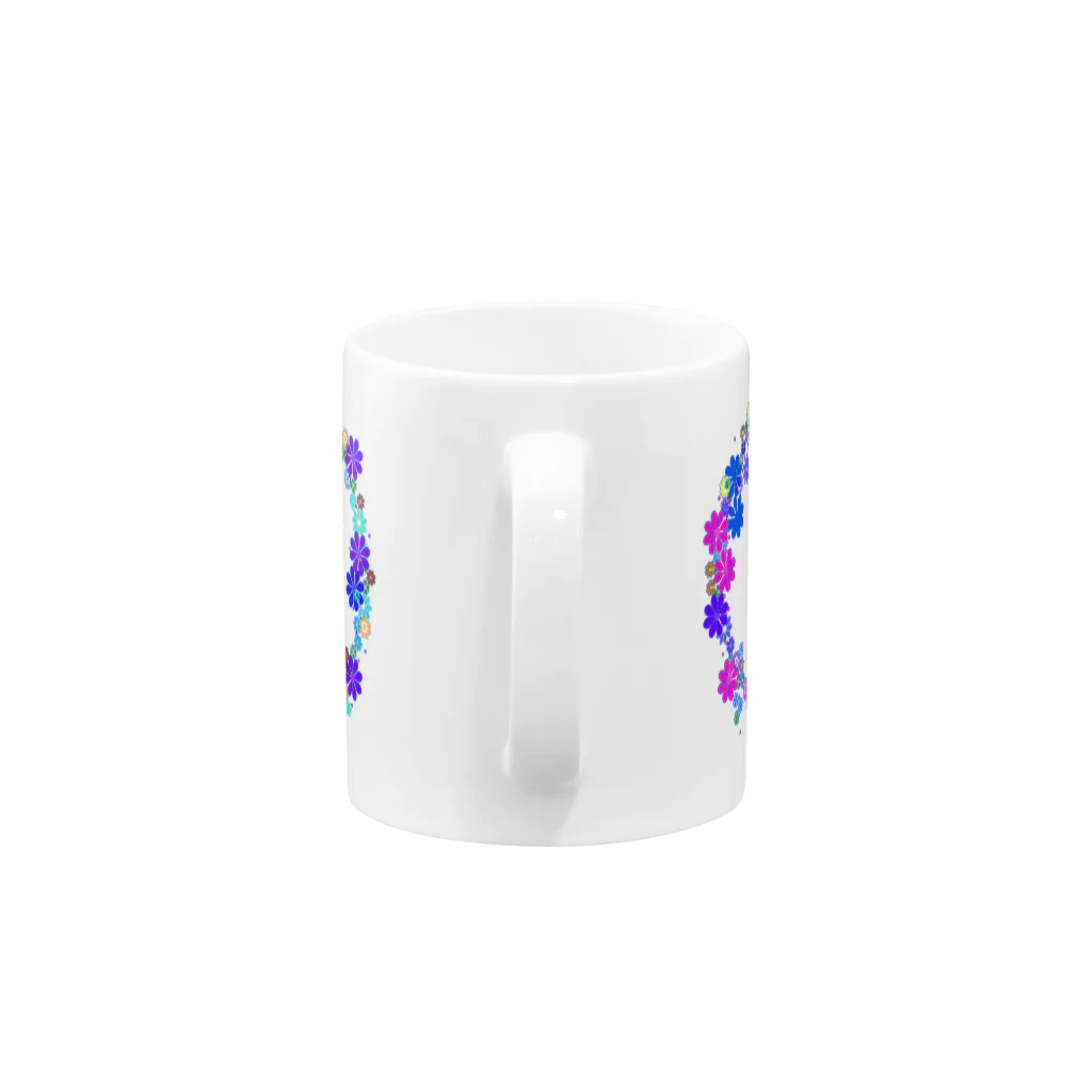 いつみ(^^♪の花模様B Mug :handle