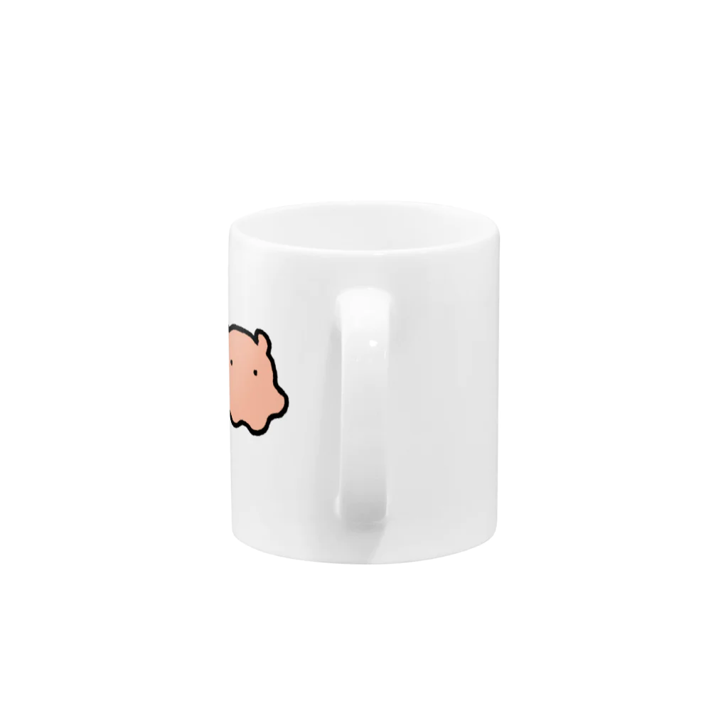 すぎもとゆうまのお店の3匹のメンダコ Mug :handle