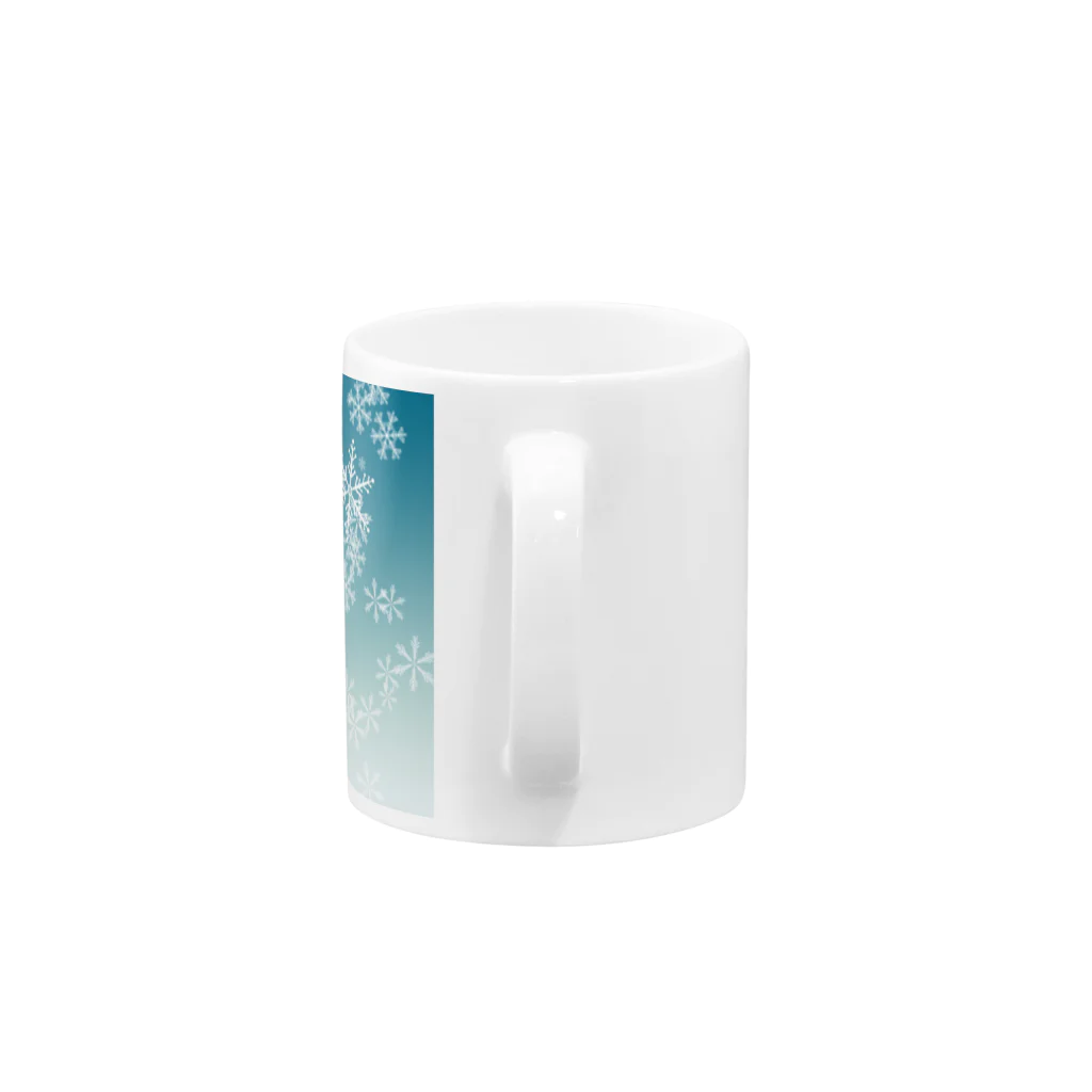 orange_honeyの雪の結晶21 Mug :handle