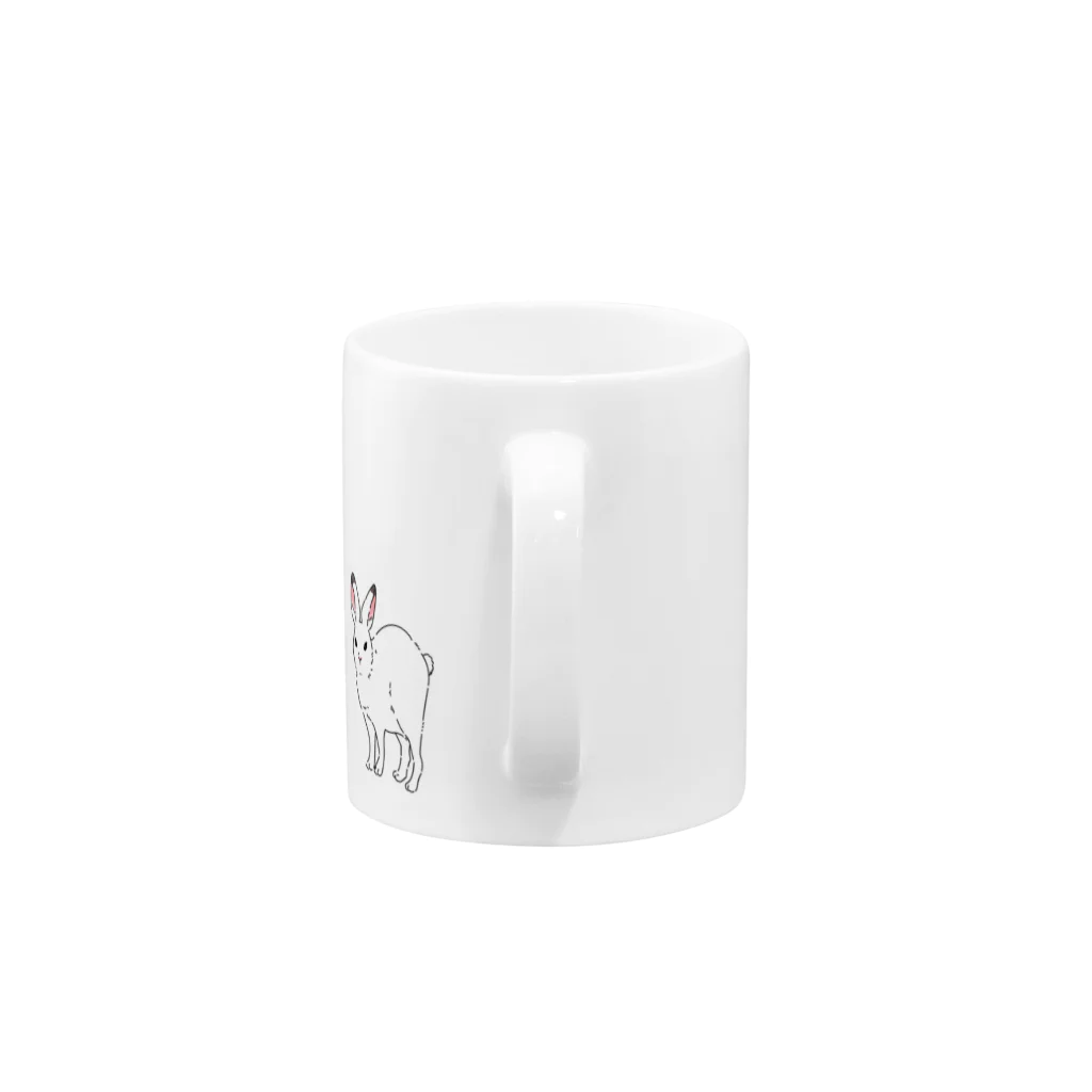 八雲の少年と兎と猫 Mug :handle