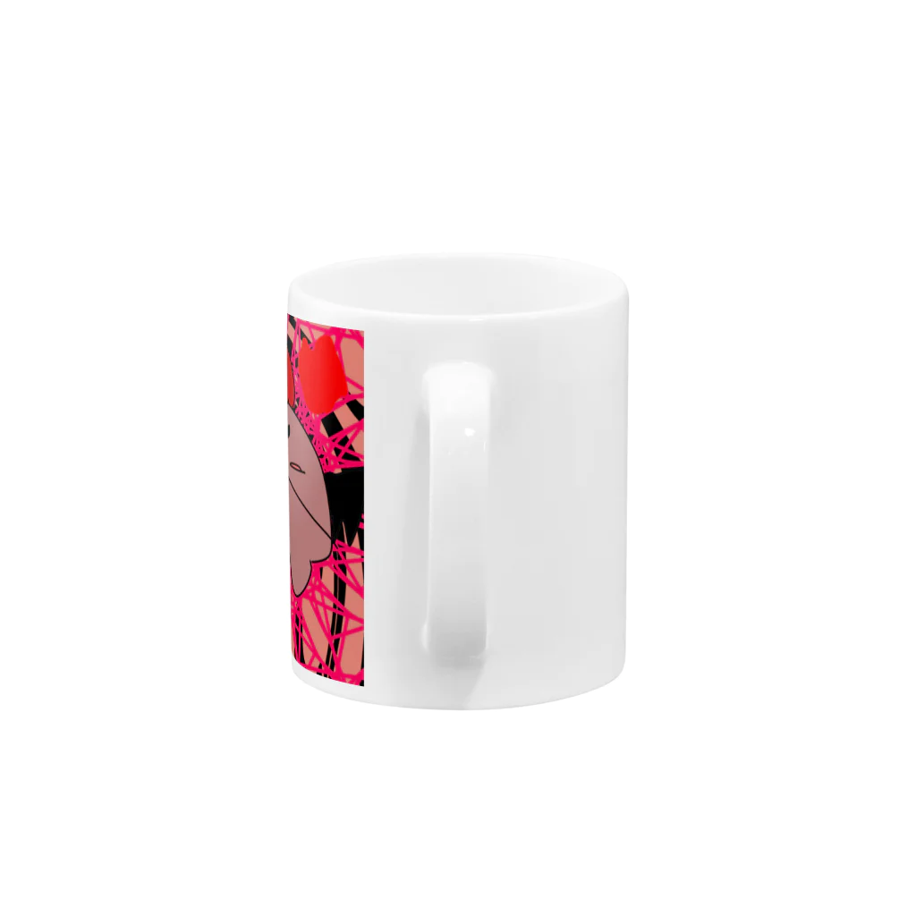 やみかわしょっぷ。のアクマんじゅう Mug :handle