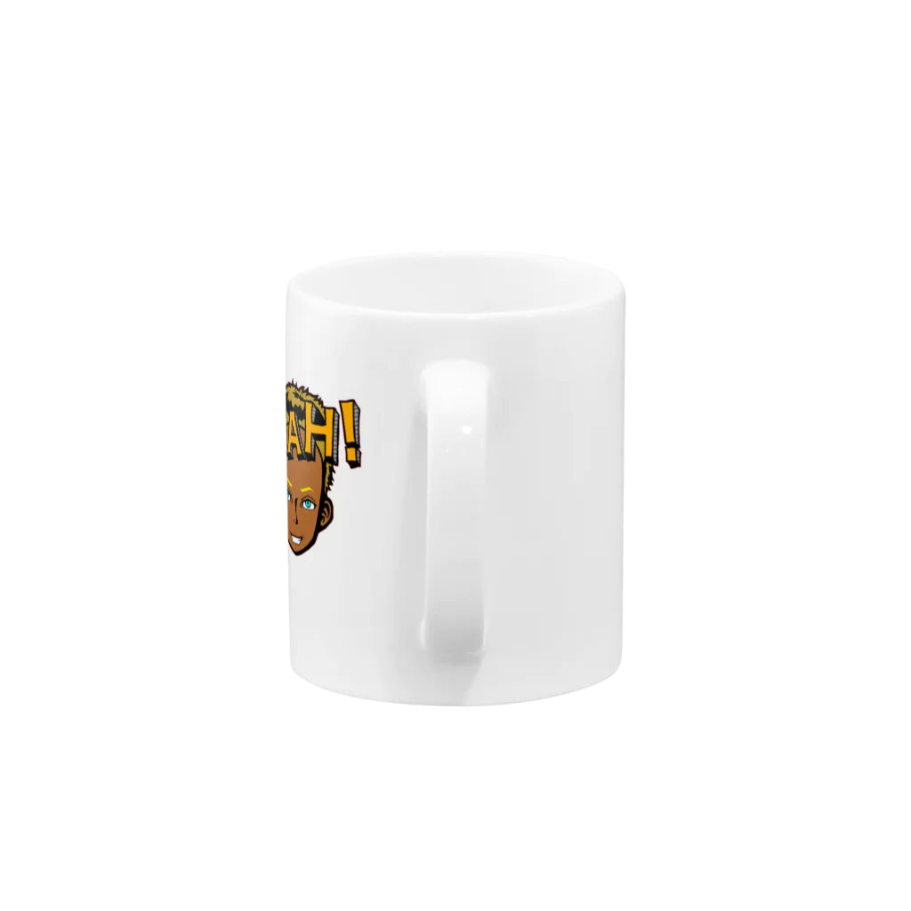ドリュウ【𝕯𝖔𝖗𝖞𝖚】𝕻𝖆𝖉𝖉𝖔𝖈𝖐 𝖗𝖎𝖉𝖊𝖗のドリュウくん Mug :handle