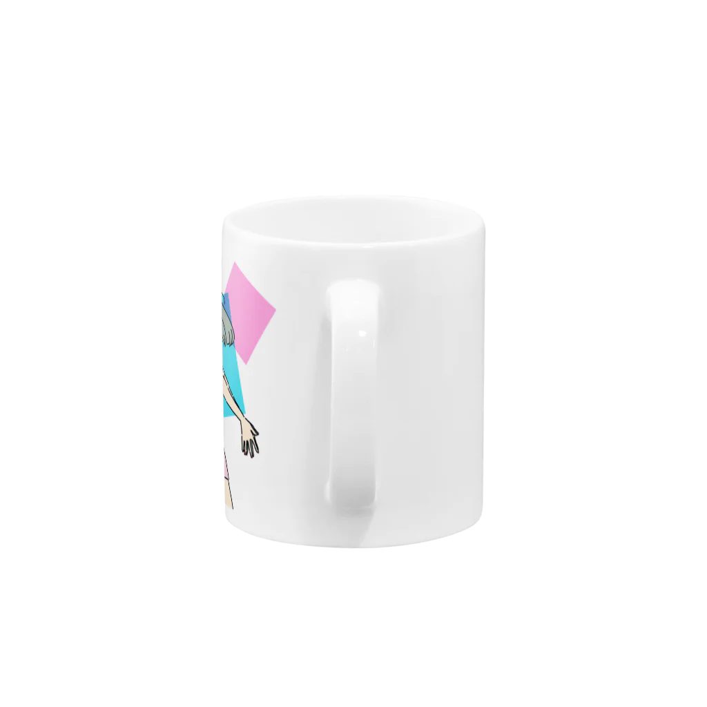 マキノノマのミニスカポップ Mug :handle