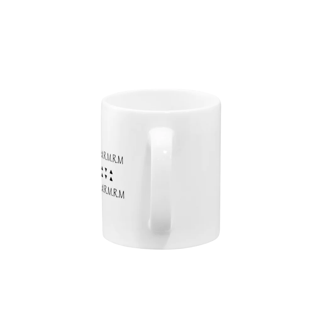 R.M_shopのR.Mロゴ Mug :handle