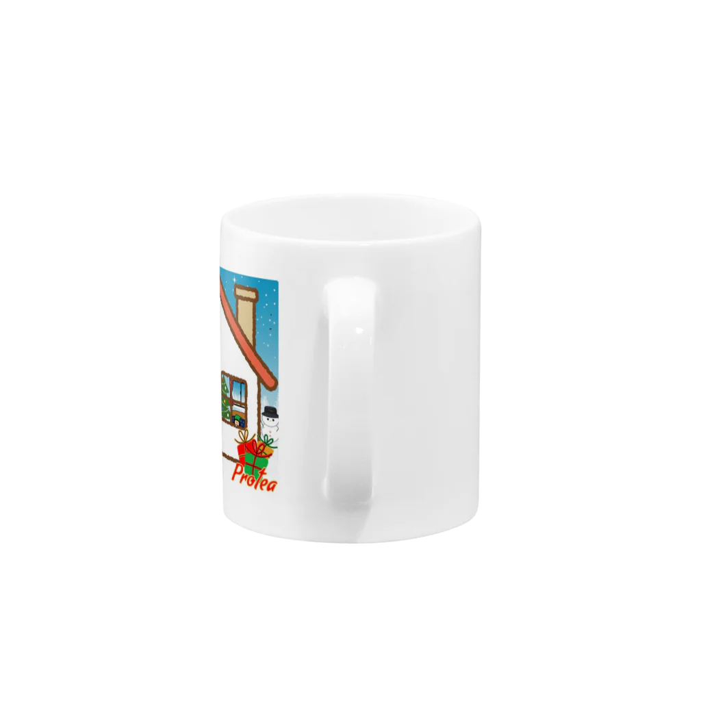 Proteaのクリスマスの夜 Mug :handle