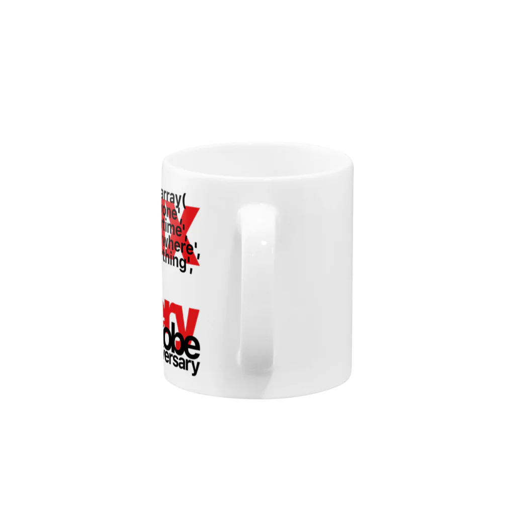 WordBench Kobe 100thの WBKOBE 100th PT05 Mug :handle